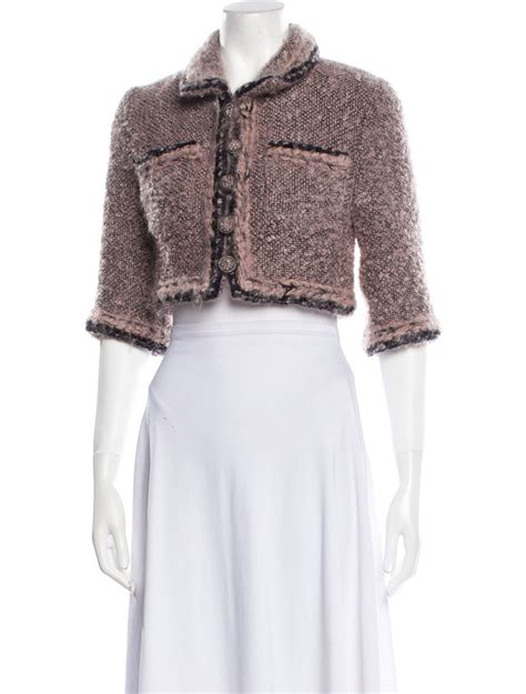 gilet chanel femme|chanel mohair jacket.